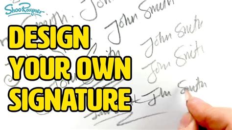 how to write my signature in cursive